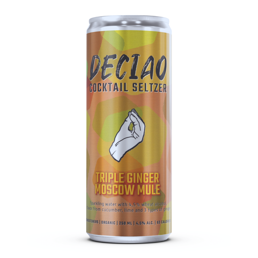 Deciao Cocktail Seltzer Ginger Moscow Mule Can 