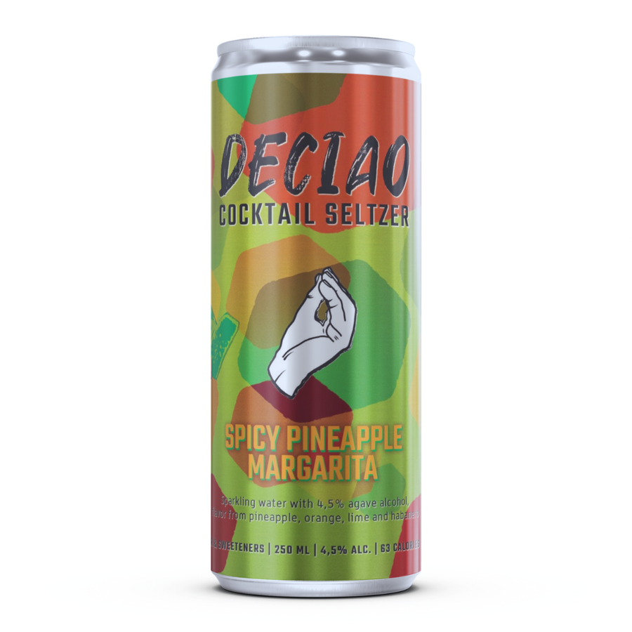 Deciao Cocktail Seltzer Spicy Pineapple Margarita Can 